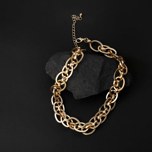 Bold Gold Chain Necklace