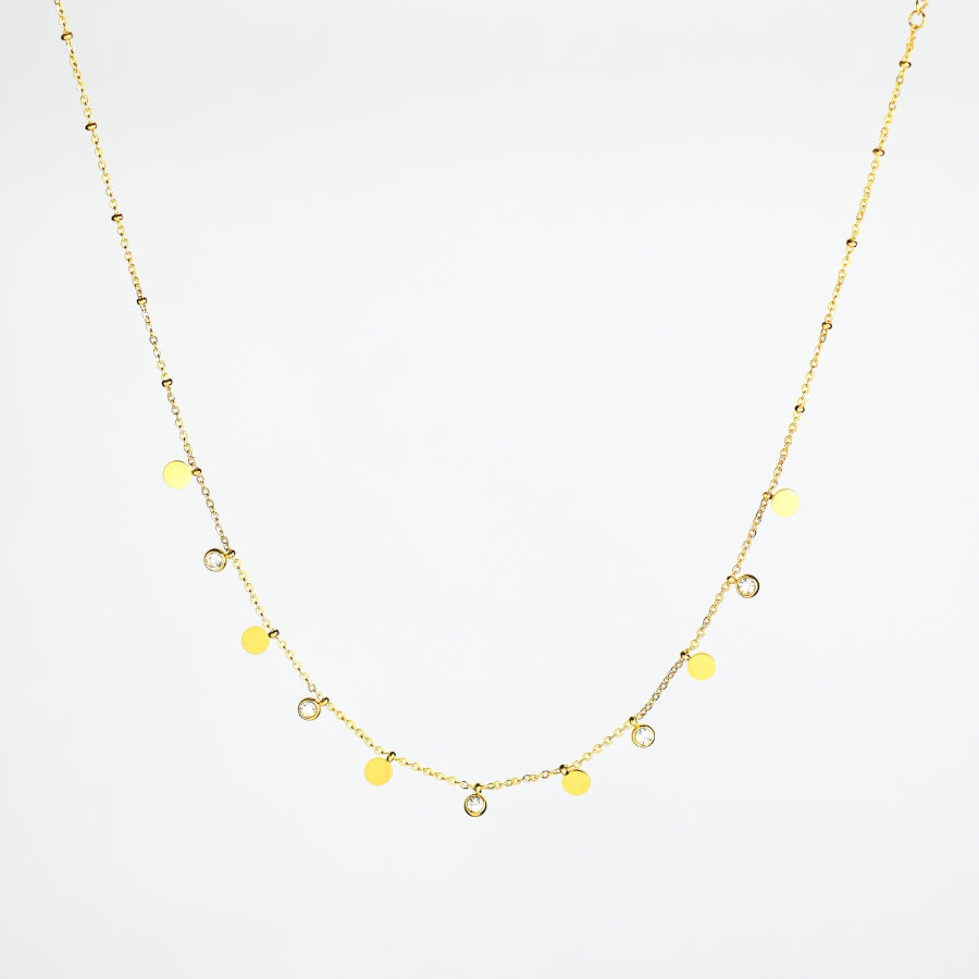 Dainty Gold Charm Necklace