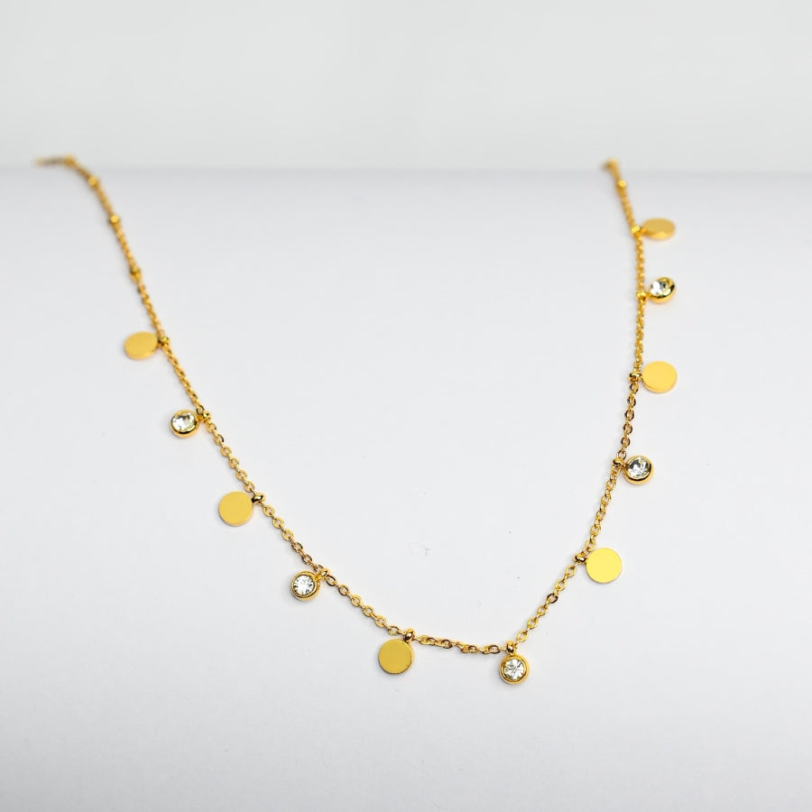 Dainty Gold Charm Necklace