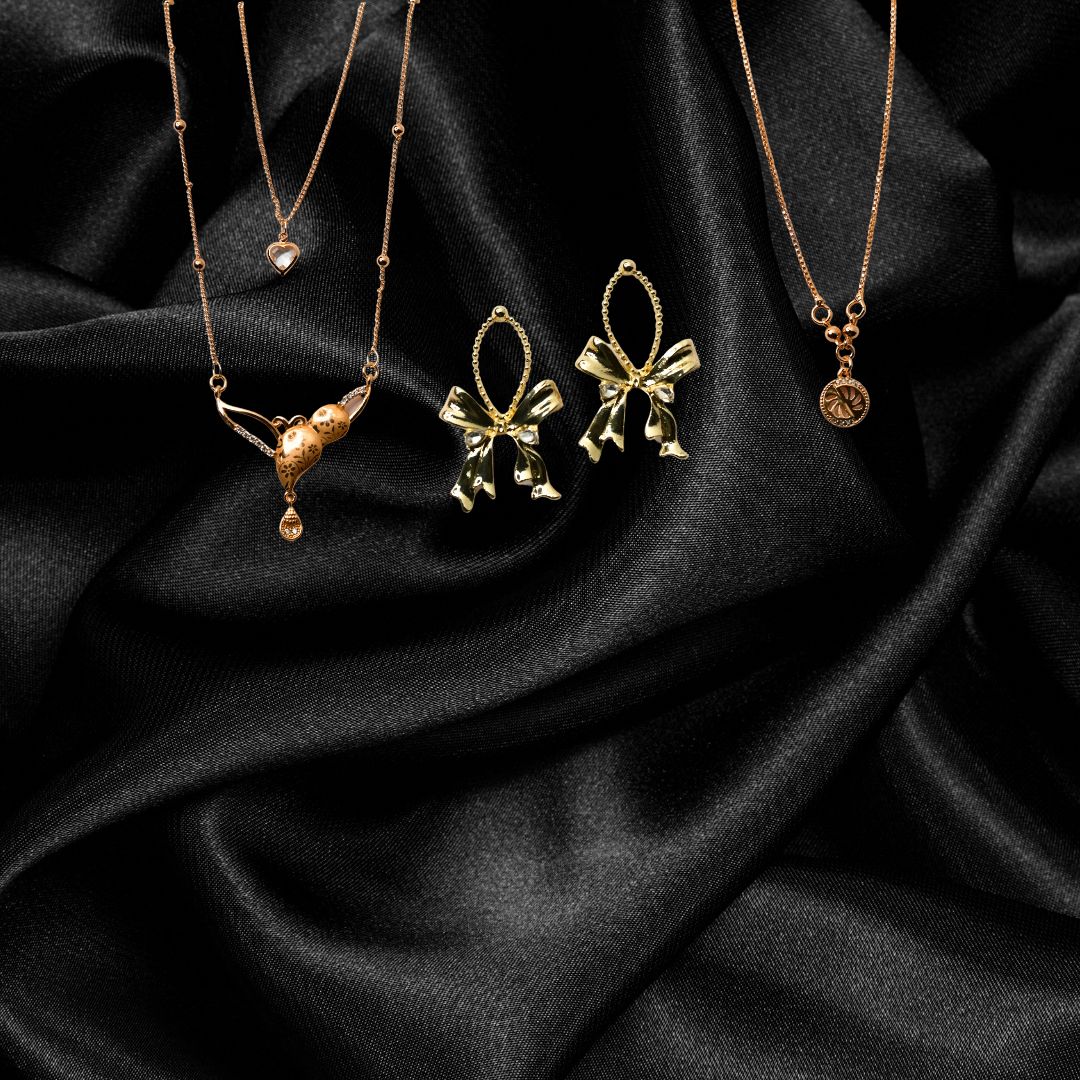 Flora Vine Necklace + Ivy Drop Earrings